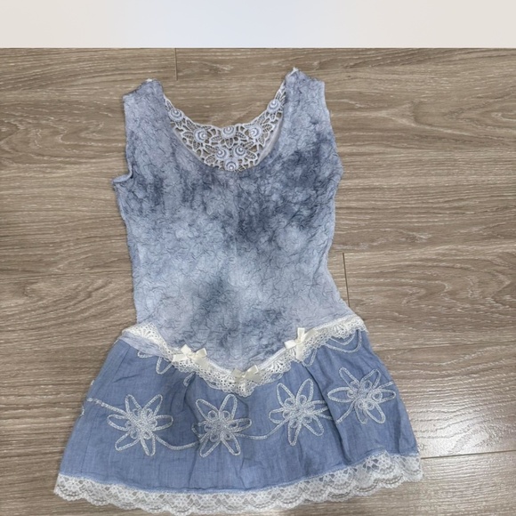 vintage rococo marie antoinette coquette sleeveless dress - Picture 8 of 8